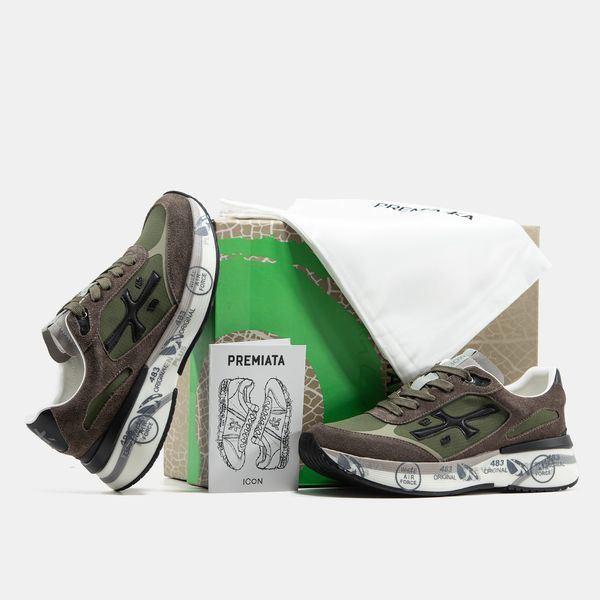 Premiata Moerun Khaki Brown ALL23541 фото