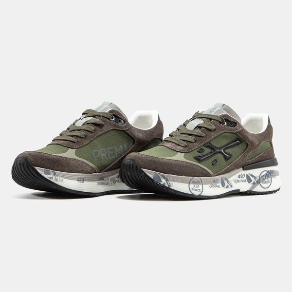 Premiata Moerun Khaki Brown ALL23541 фото