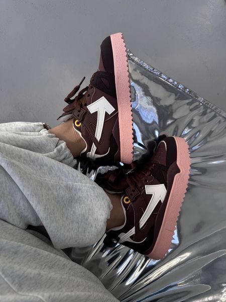 Off-White Sponge Mid Top Brown/White ALL15890 фото