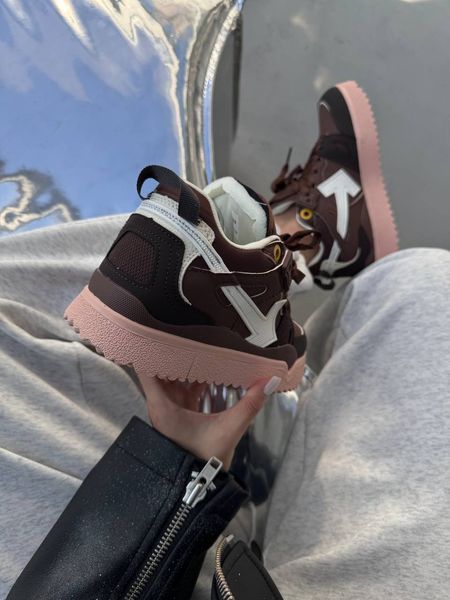 Off-White Sponge Mid Top Brown/White ALL15890 фото