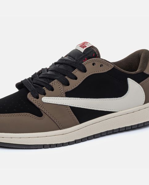 Air Jordan 1 Retro Low x Travis Scott Brown ALL01700 фото