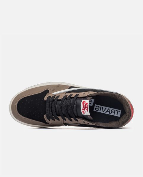 Air Jordan 1 Retro Low x Travis Scott Brown ALL01700 фото