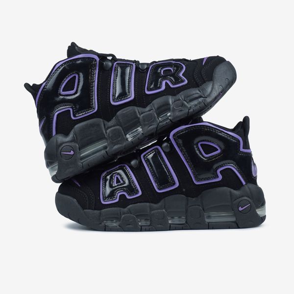 Nike Air More Uptempo Black Purple ALL14338 фото