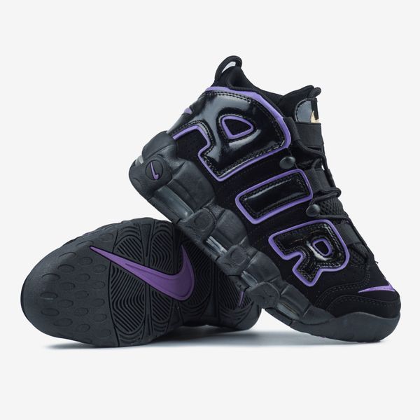 Nike Air More Uptempo Black Purple ALL14338 фото