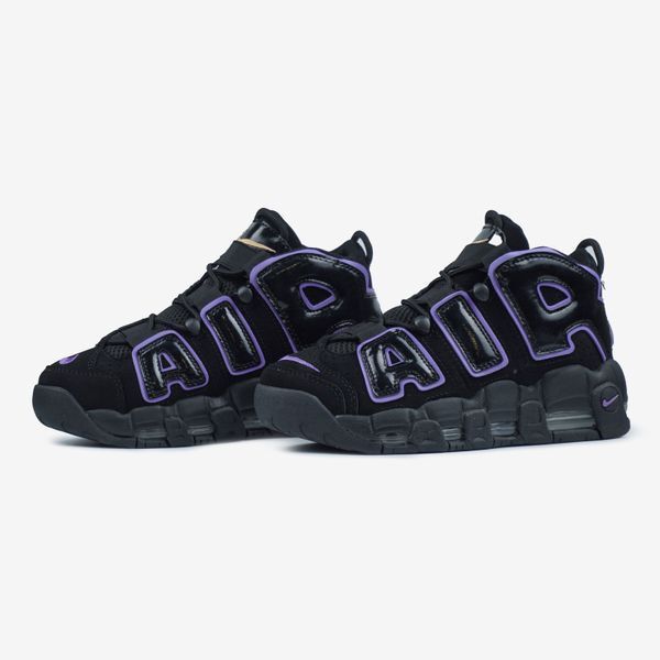 Nike Air More Uptempo Black Purple ALL14338 фото