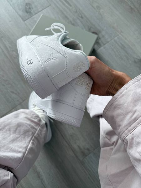 Nike Air Force 1 Low Kobe Bryant Triple White ALL22043 фото