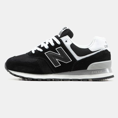 New Balance 574 Black White ALL21683 фото