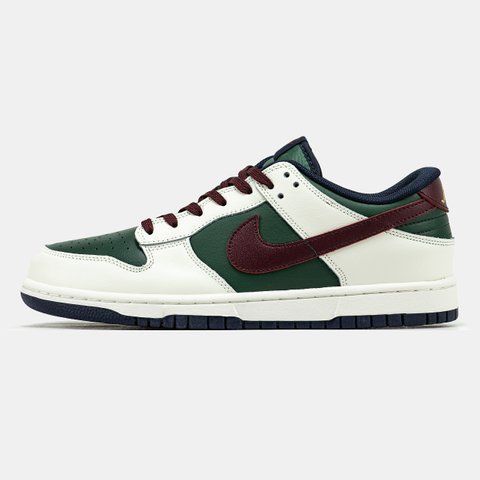 Nike SB Dunk Low White Green Bordo ALL17518 фото