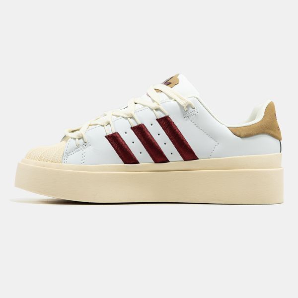 Adidas Superstar Bonega White Red Platform ALL13184 фото