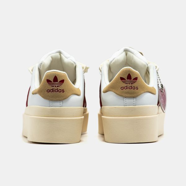 Adidas Superstar Bonega White Red Platform ALL13184 фото