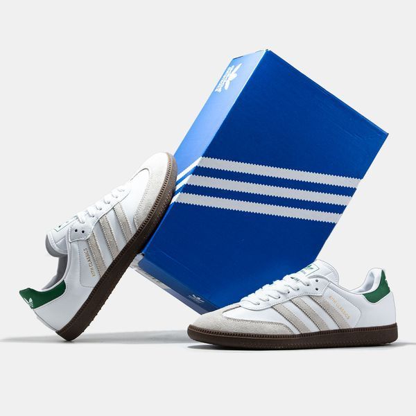Adidas Samba x KITH White Green ALL12842 фото