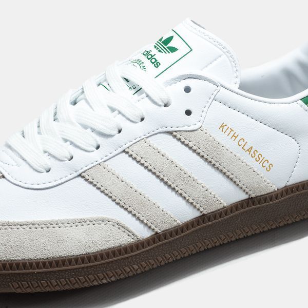 Adidas Samba x KITH White Green ALL12842 фото