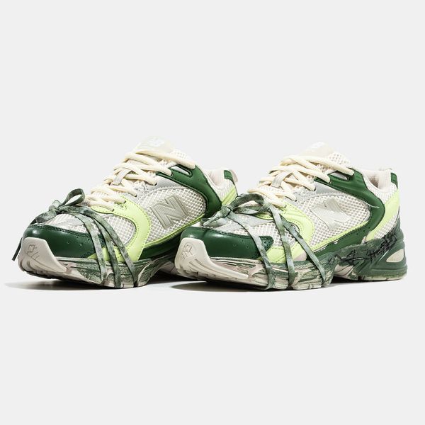 New Balance 530 Custom Beige Green ALL23402 фото