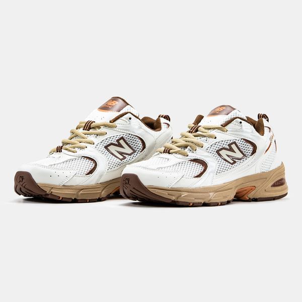 New Balance 530 White Beige Brown ALL14751 фото