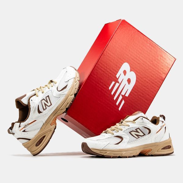New Balance 530 White Beige Brown ALL14751 фото