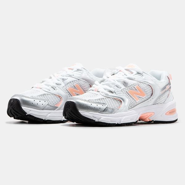 New Balance 530 White Silver Pink ALL11472 фото