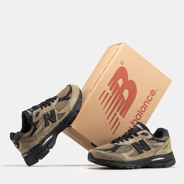 New Balance 990v3 Khaki Black ALL10008 фото