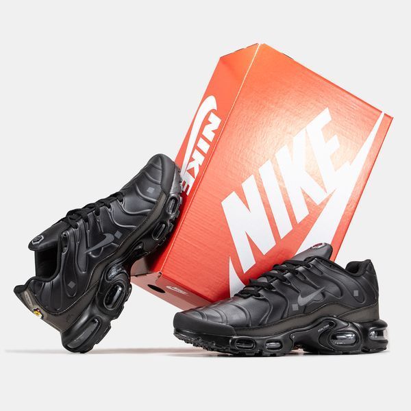 Nike Air Max Plus TN Black Leather ALL14880 фото