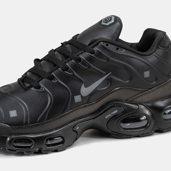 Nike Air Max Plus TN Black Leather ALL14880 фото