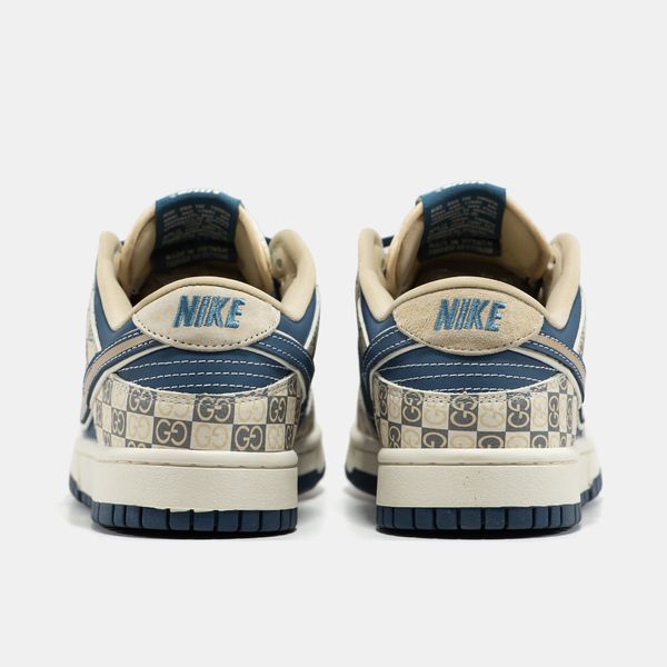 Nike SB Dunk Low x Gucci Beige Blue ALL23709 фото