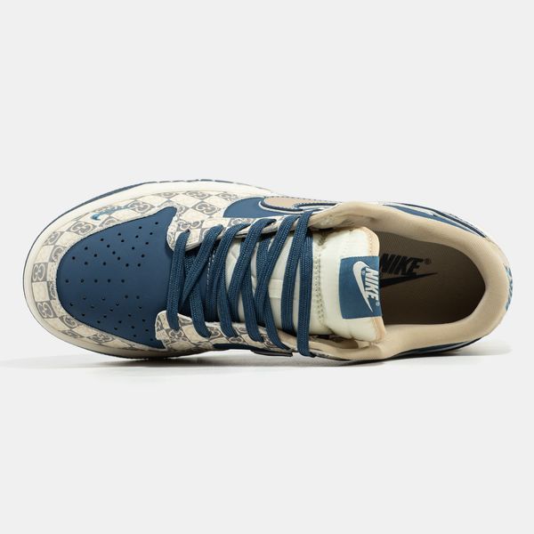 Nike SB Dunk Low x Gucci Beige Blue ALL23709 фото