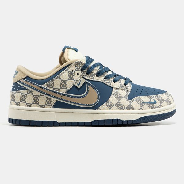 Nike SB Dunk Low x Gucci Beige Blue ALL23709 фото