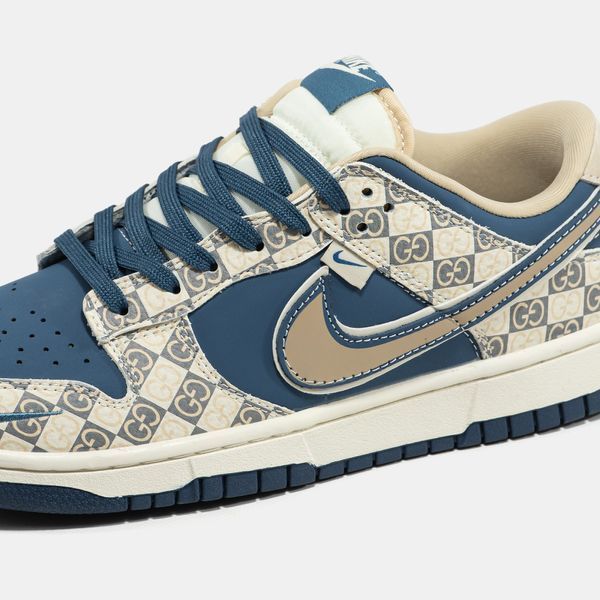 Nike SB Dunk Low x Gucci Beige Blue ALL23709 фото