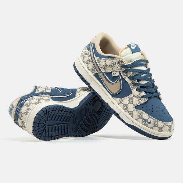 Nike SB Dunk Low x Gucci Beige Blue ALL23709 фото