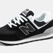 New Balance 574 Black White ALL21683 фото 2