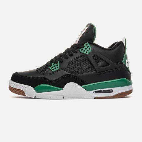 Jordan 4 Black Green ALL13556 фото