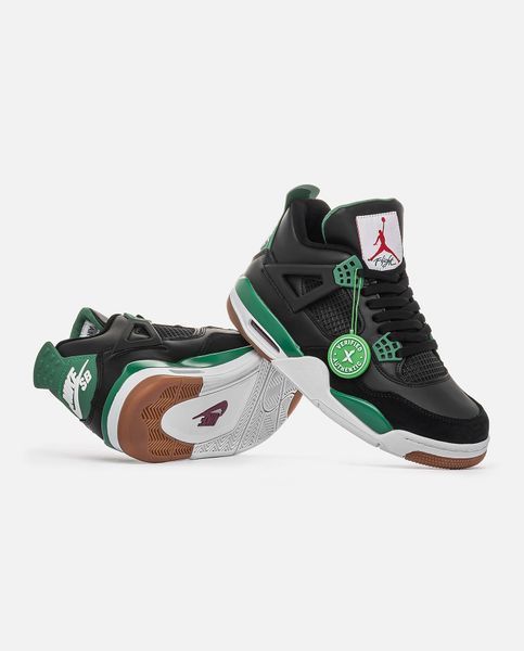 Jordan 4 Black Green ALL13556 фото