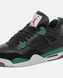 Jordan 4 Black Green ALL13556 фото 2