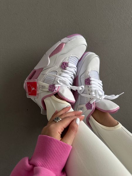 Air Jordan 4 White Pink ALL20267 фото