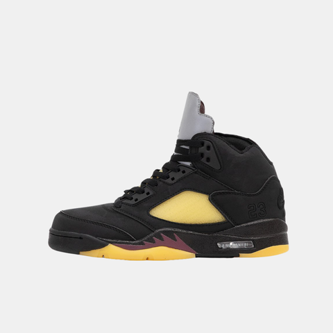 Jordan 5 Retro Black Yellow ALL19522 фото