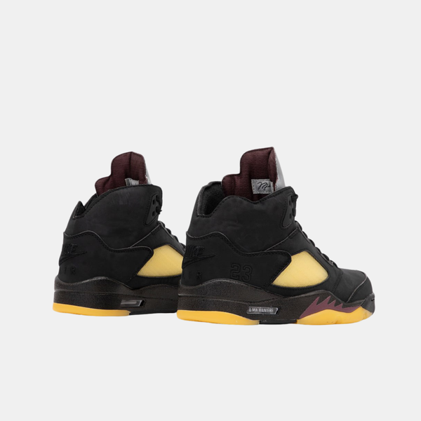 Jordan 5 Retro Black Yellow ALL19522 фото