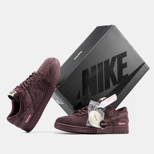 Nike SB Dunk Low x Supreme Bordo ALL24995 фото
