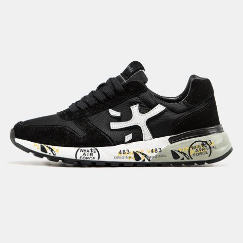 Premiata Mick Black White ALL14509 фото