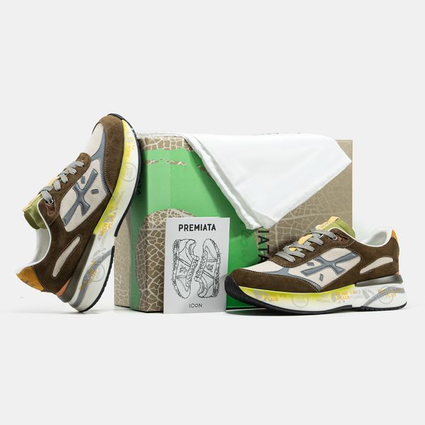 Premiata Moerun Brown Beige ALL23648 фото