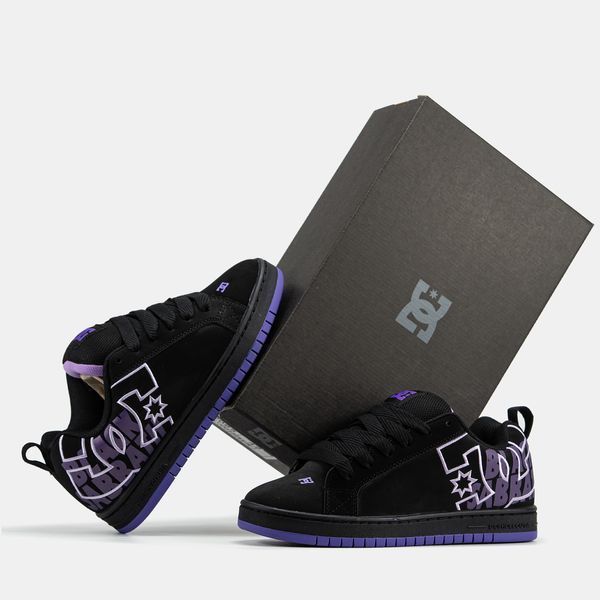 DC Shoes Court Graffik Black Purple ALL17397 фото