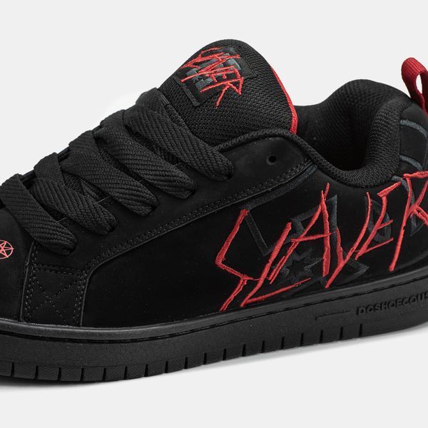 DC Shoes Court Graffik x Slayer Black Red ALL17102 фото