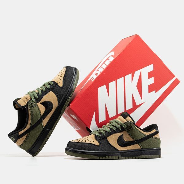 Nike SB Dunk Low Khaki Beige Black ALL24061 фото