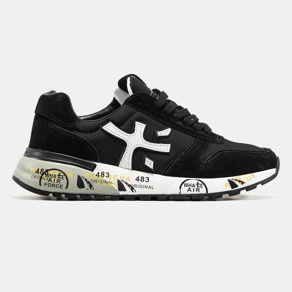 Premiata Mick Black White ALL14509 фото