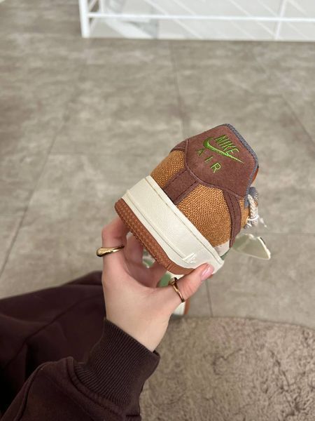 Nike Air Force 1 Low Green Brown Beige ALL12876 фото