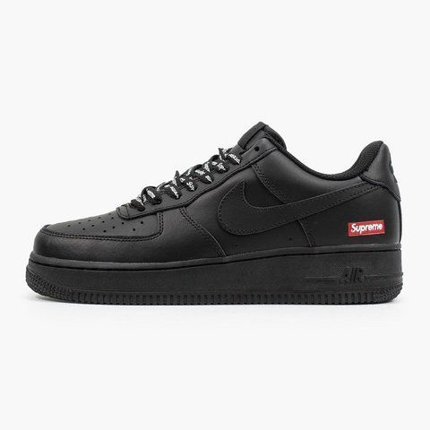 Nike Air Force 1 '07 Supreme "Black" ALL04725 фото