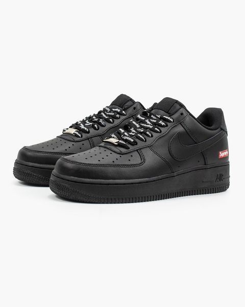 Nike Air Force 1 '07 Supreme "Black" ALL04725 фото