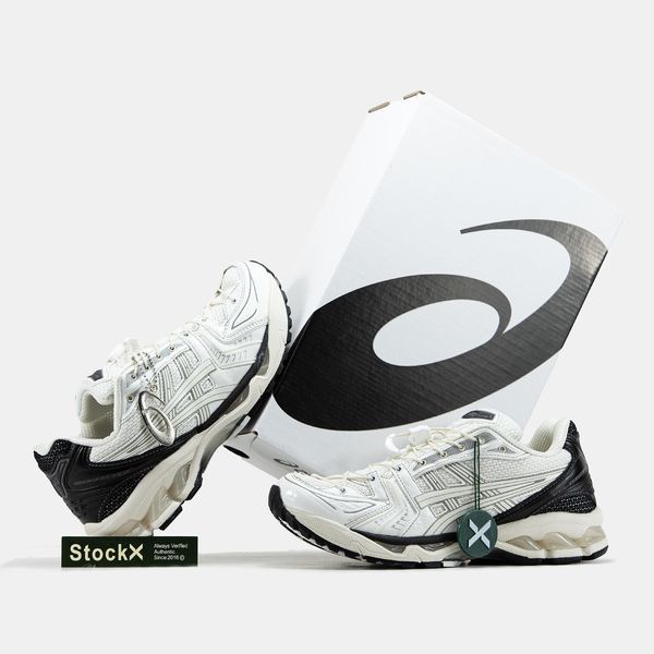 Asics Gel-Kayano 14 White Black ALL17714 фото
