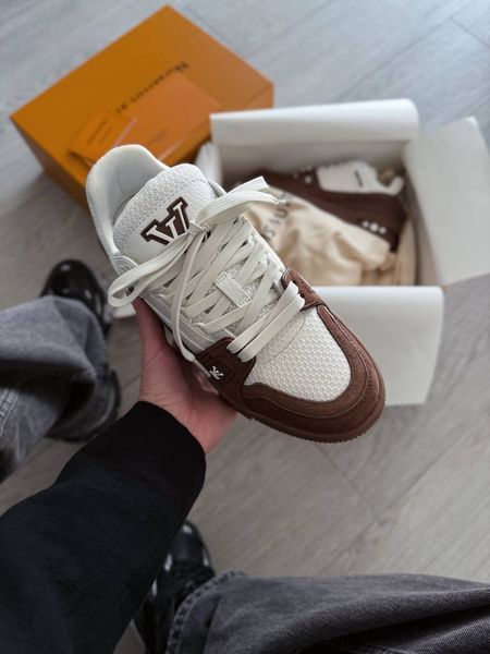 Louis Vuitton Trainer Sneaker Brown ALL22930 фото