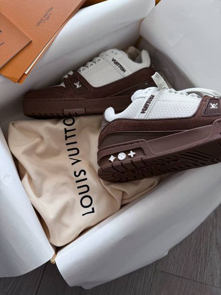 Louis Vuitton Trainer Sneaker Brown ALL22930 фото
