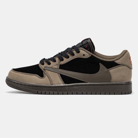 Air Jordan 1 Retro Low x Travis Scott Brown Black ALL19608 фото