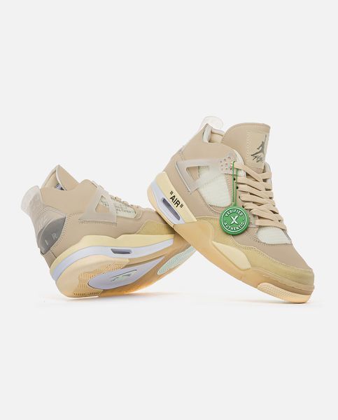 Air Jordan 4 Retro Off-White Sail ALL01716 фото